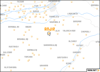 map of Anjír