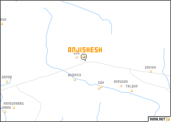 map of Anjīshesh