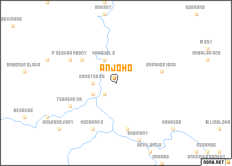 map of Anjoho