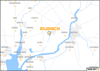 map of Anjōmachi