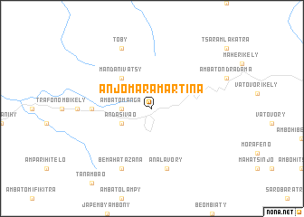 map of Anjoma-Ramartina