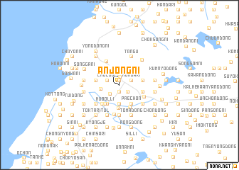 map of Anjŏng-ni