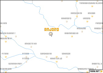 map of Anjoro