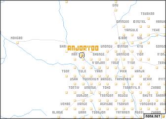 map of Anjoryoo