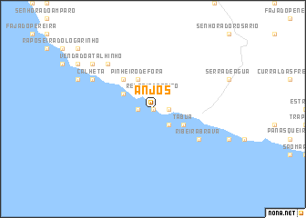 map of Anjos