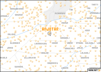 map of Anjotār