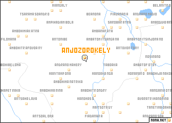 map of Anjozorokely