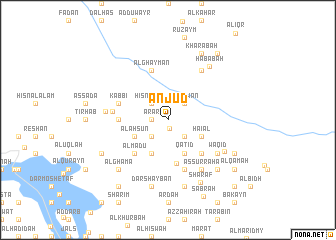 map of Anjūd