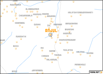 map of Anjūl