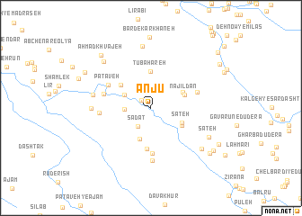 map of Anjū