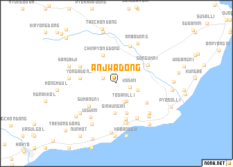 map of Anjwa-dong