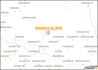 map of Ankadilalana