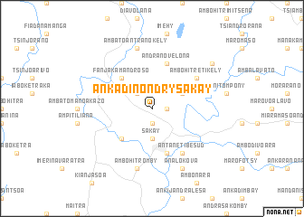 map of Ankadinondry-Sakay