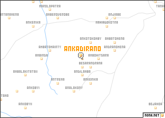 map of Ankadirano