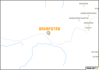 map of Ankafotra