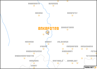 map of Ankafotra