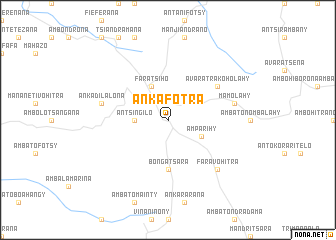 map of Ankafotra