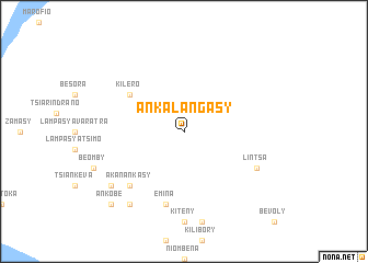 map of Ankalangasy