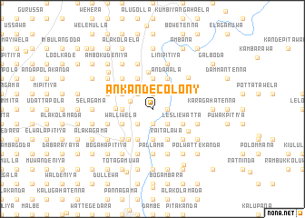map of Ankande Colony