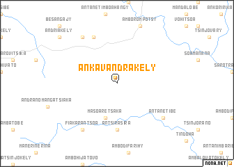 map of Ankavandrakely