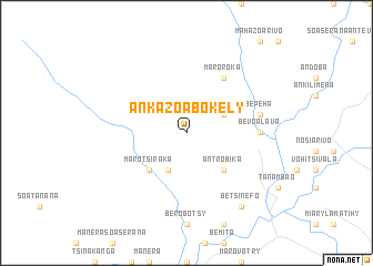 map of Ankazoabokely