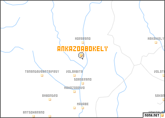 map of Ankazoabokely