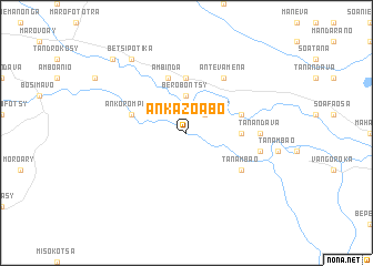 map of Ankazoabo