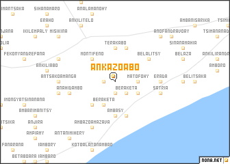 map of Ankazoabo