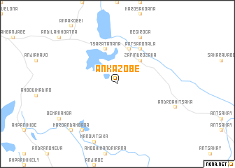 map of Ankazobe