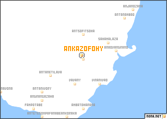 map of Ankazofohy