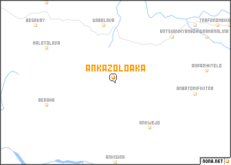 map of Ankazoloaka