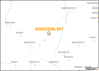 map of Ankazomalany