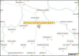 map of Ankazomanga Ambony