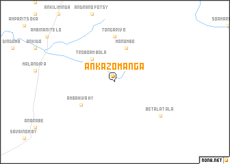 map of Ankazomanga