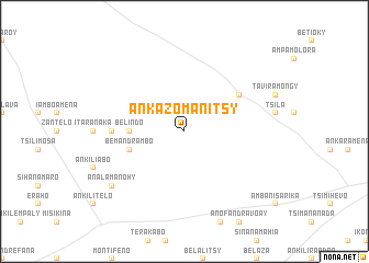 map of Ankazomanitsy