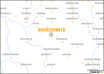 map of Ankazombato