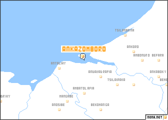 map of Ankazomboro