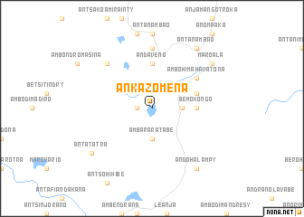 map of Ankazomena