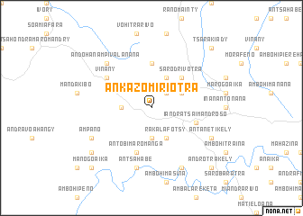 map of Ankazomiriotra
