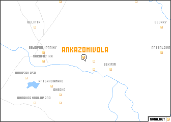 map of Ankazomivola