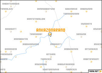 map of Ankazonarano