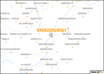 map of Ankazondandy