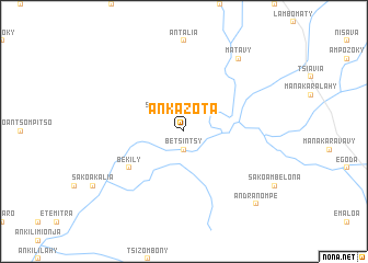 map of Ankazota