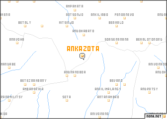 map of Ankazota