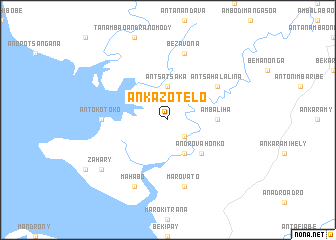 map of Ankazotelo