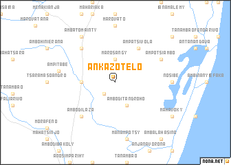 map of Ankazotelo