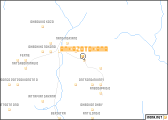 map of Ankazotokana