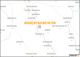 map of Ankazotsifantatra