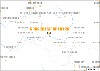 map of Ankazotsifantotra