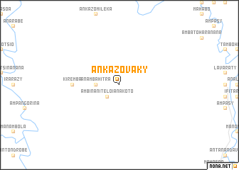 map of Ankazovaky